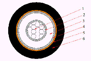 Câble unipolaire N2XSY (CU/XLPE/CTS/PVC)